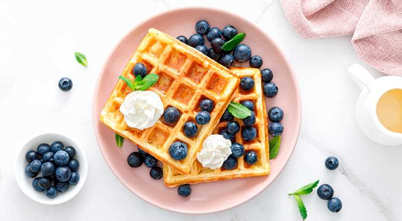 5 необычных и вкусных рецептов бельгийских вафель
