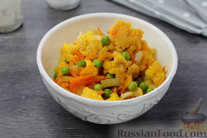 Запекание цветной капусты с сыром