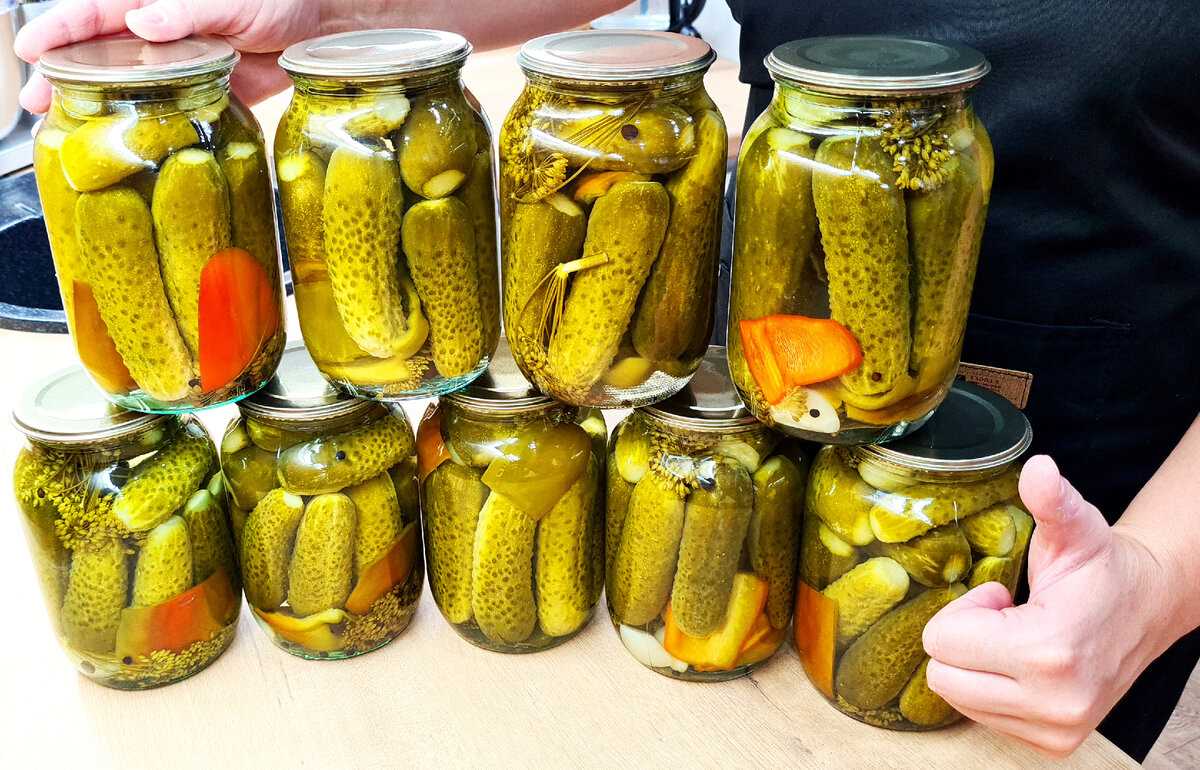 Промывка огурцов