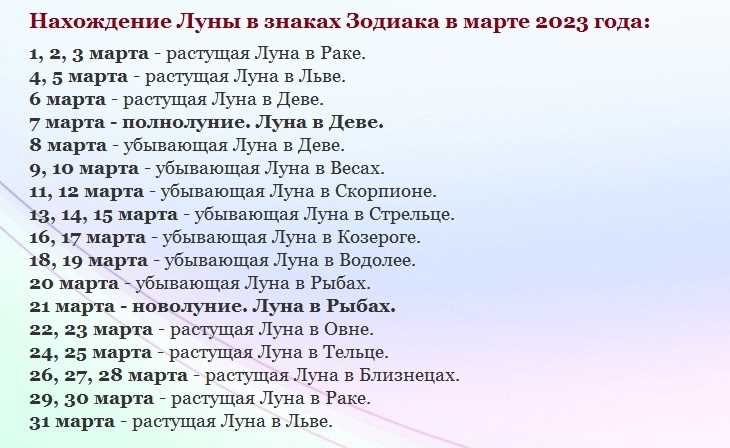 Лунный календарь для диет: сила луны в помощь при сбросе веса