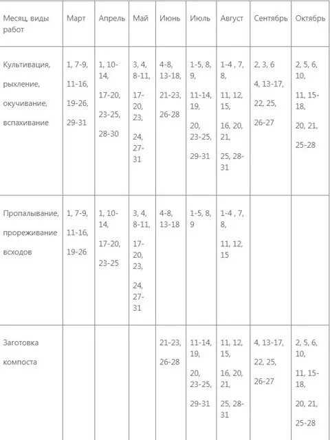 Лунный календарь для садоводов: правила применения фаз Луны