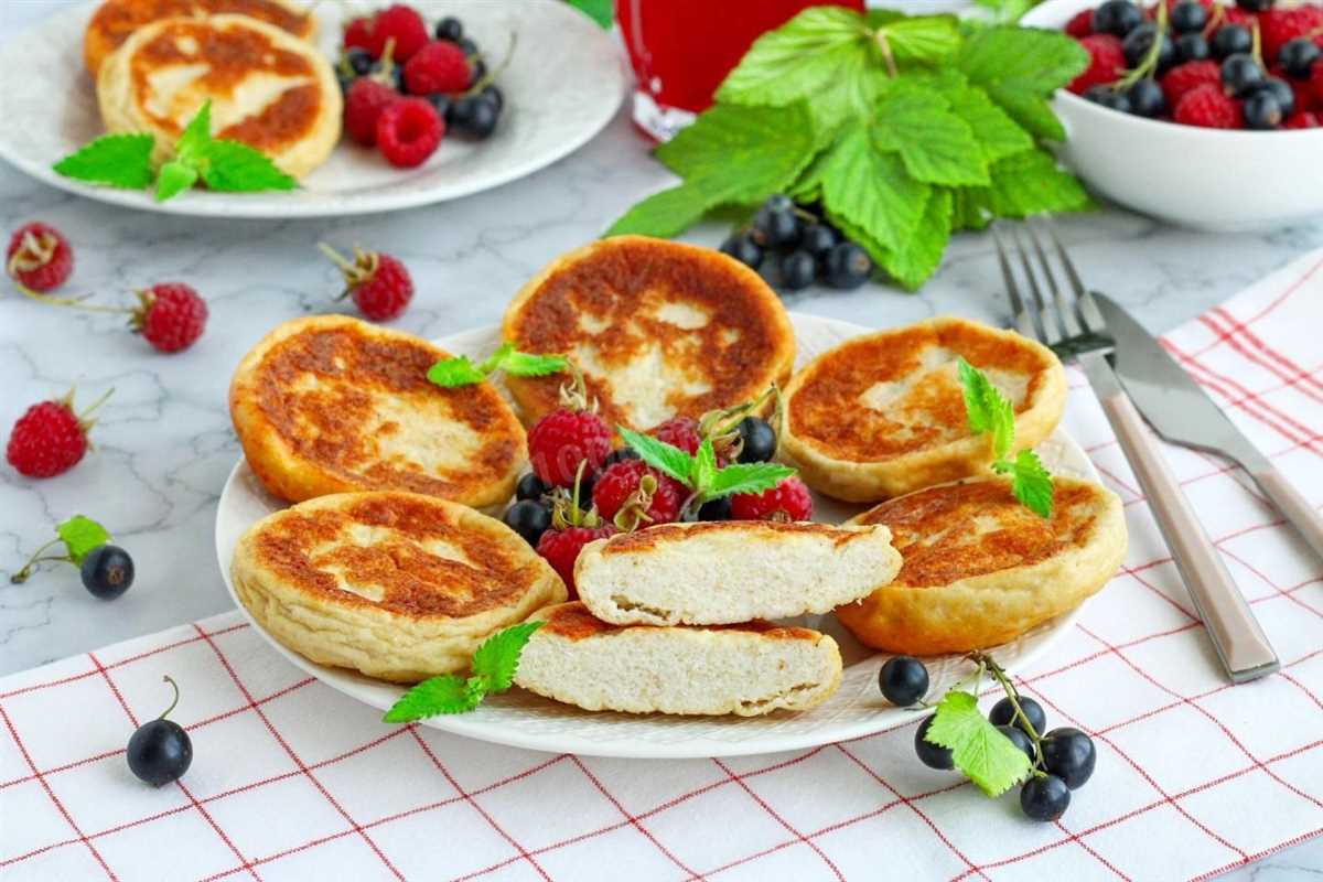 Творожные сырники с вареньем