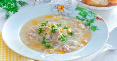 Пикантный суп с морепродуктами
