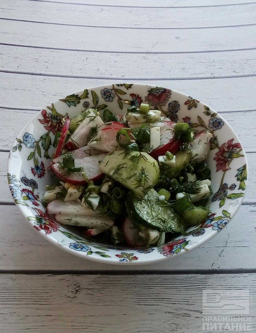 Салаты, богатые клетчаткой для похудения