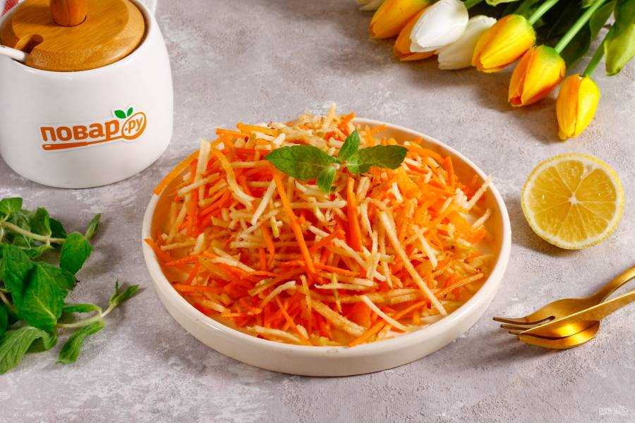 Идеальный салат с айвой и грецкими орехами