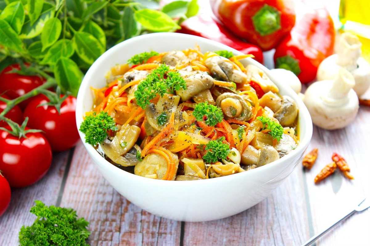 Салат с грибами, авокадо и рукколой: идеальное сочетание вкусов