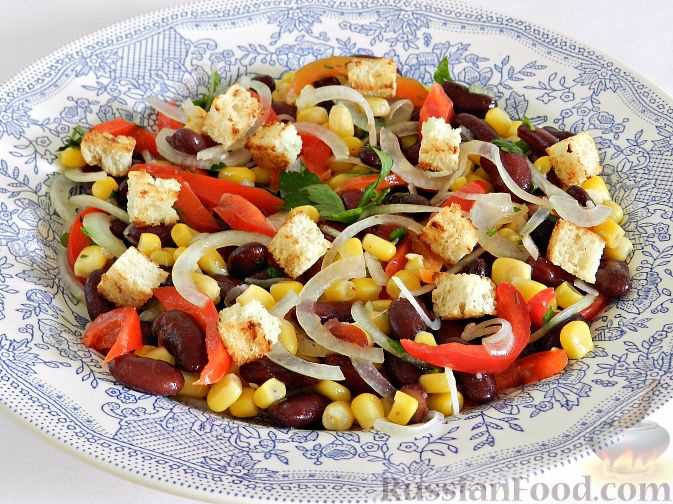 Салаты с кукурузой и мясом: идеальное сочетание