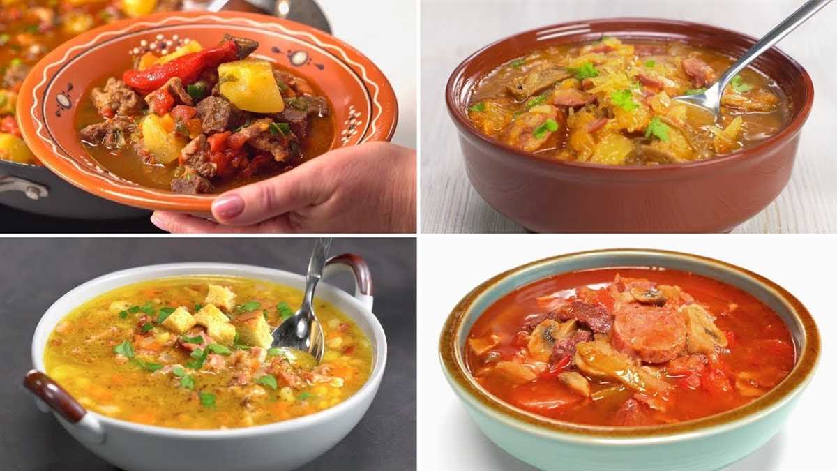 Горячий грибной суп с картофелем и луком