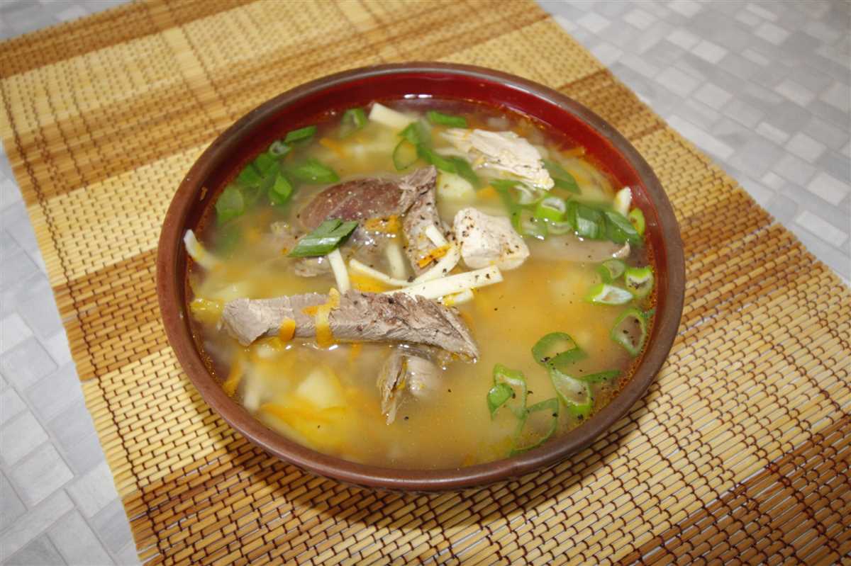 Русский борщ с мясом