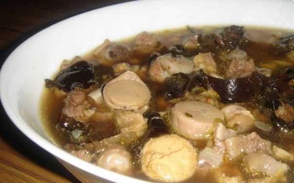 Индийская чапати суп с куриной грудкой