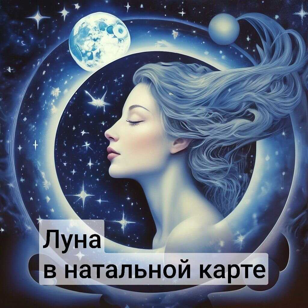 Как определить позицию Луны в натальной карте