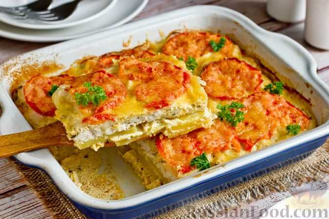 Приготовление морской запеканки