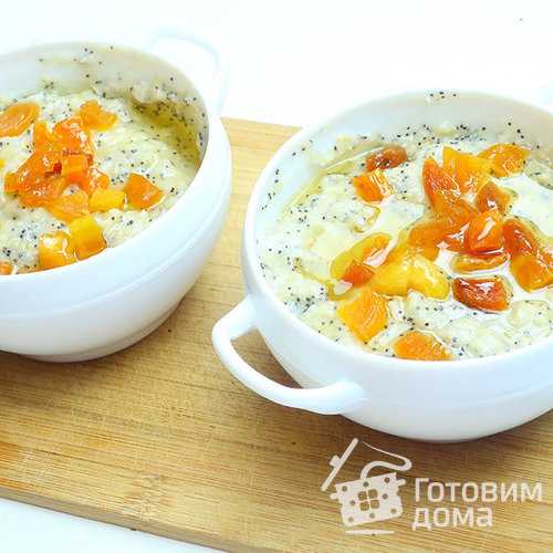 Каша с тыквенными семечками и кокосовым молоком