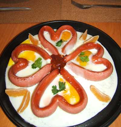 Яичница с беконом